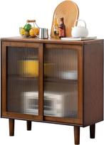 "Tiita" bambuko švediškas stalčius "Buffet Cabinet" rotango virtuvės laikymo spintelė "Boho" kavos baro stalai virtuvei Svetainės prieškambaris Biuras Riešutmedis