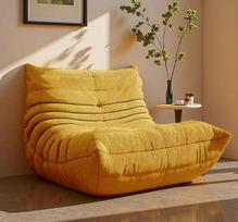 "Togo" židinio kėdė, "Bean Bag" sofa, grindų poilsio kėdė, "Armless Accent Chair", minkšta zomša, suspaudžiama suaugusiesiems, skirta svetainei, miegamajam, biurui ir salonui