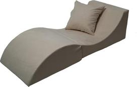 "Velinda" sulankstoma sofa Patogus atsipalaidavimas 3 in 1 taburetė Kreminis stalas
