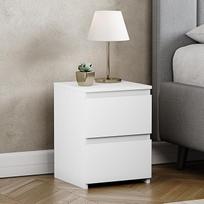 "Vida Designs Denver" 2 stalčių naktinė spintelė, balta