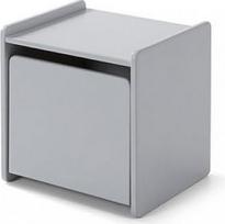 "Vipack KINA1215 Kiddy Chev" su Cool grey MDF ir pušies masyvu 40x36x40 cm