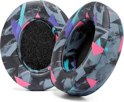 "WC Wicked Cushions" pakaitinės ausų pagalvėlės "Beats Studio 2" ir "Beats 3" (B0501, B0500) laidiniams ir belaidžiams įrenginiams | Netinka "Beats Solo" | Minkštesnė oda, patobulintos putos ir stipresni klijai | 90-ųjų juoda
