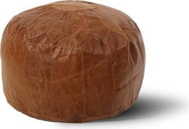 "Woodland Leather" 17,5 colio skersmens marokietiško stiliaus natūralios odos pupelių maišas Bean Bag Bean Bag - rudas