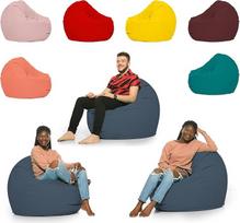 "ZainBag", sėdimoji pagalvė Lauko sėdimoji pagalvė Vaikų XL 110 cm skersmens fotelis XXL pupų maišas XXL pūkuotas XXL pagalvė Milžiniškas pupų maišas 145 cm skersmens (antracitas, 110 cm skersmuo)