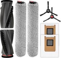 (8 Stück) E28 E25 Omni Ersatzteile Kompatibel mit Eufy E28 Omni / E25 Omni Roboter Staubsauger, 2 Rollerbürsten, 2 Bürstenrollen, 2 Seitenbürsten, 2 Staubbeutel, Zubehör-Set