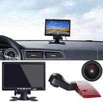 18 mm objektyvas Aukščiausios kokybės atbulinės eigos kamera + 7 colių TFT LCD ekrano monitorius Stabdžių žibintas Automobilio stogo atbulinės eigos kameros pakeitimas Viano Vito W639 Transporter 3 stabdžių žibintui 2003-2014 m.