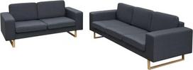 2 ir 3 sėdimų vietų sofos komplektas, sofa svetainei, butui, sofa su miego funkcija, poilsio sofa, sofos ir kušetės, poilsio sofa, tamsiai pilka