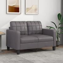 2 vietų sofa Pilka 120 cm dirbtinės odos sofa Svetainė Jaunimo sofa Atsipalaiduoti sofos ir sofos Miegamojo sofa Jaunimo vaikų kambarys
