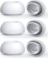 3 poros pakaitinių ausų kištukų "Airpods Pro" ir "AirPods Pro 2nd Generation" su skylute triukšmui mažinti, silikoniniai ausų kištukai, suderinami su "Airpods Pro2" ausinėmis, tinkantys įkrovimo dėklui