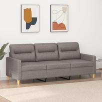 359250 3-vietė sofa Taupe 180 cm Audinys, Sofos ir sofos, Sofa svetainė, Sofa paauglių kambariui, Sofa poilsiui, Sofa miegamajam, Miegamojo sofa, Minkšta sofa