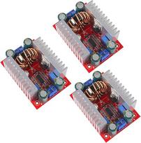 3PCS 400W DC-DC nuolatinės srovės stiprinimo keitiklis "Step Up" maitinimo modulis 15A LED vairuotojas 8.5-50V iki 10-60V įkroviklio "Step Up" modulis