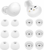 6 poros "Galaxy Buds 2" / "Plus" ausinių S/M/L mišraus dydžio silikoninės guminės ausinės "Sparnai", tinkančios korpuso odos priedams su laikymo dėžute, suderinama su "Samsung Galaxy Buds 2" /