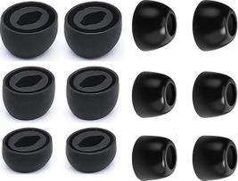 6 poros pakaitinių atminties putų silikoninių ausų antgalių "Samsung Galaxy Buds Pro SM-R190" Triukšmą izoliuojantys ir minkšti patogūs ausų putų antgaliai tinka įkrovimo dėkle "Mix Set
