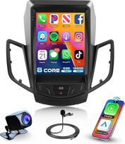 8 branduolių 6+128G "Android 15" automobilinis radijas "Ford Fiesta MK7 2009-2016", 9,7 colių belaidis "Carplay" radijas su "Android Car DSP/FM/RDS/EQ Mirror Link Bluetooth WiFi GPS navigacija Vairo valdymas galinio vaizdo kamera