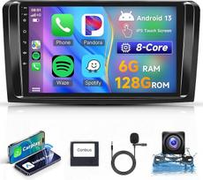 8 branduolių 6+128G "Android" automobilinis radijas "Mercedes Benz ML GL W164 ML350 ML500 GL320 X164 ML280 GL350 9 colių radijas su belaidžiu "Carplay" "Android" automobilio GPS WiFi veidrodžio nuoroda "Bluetooth" FM/RDS/EQ galinio vaizdo kamera