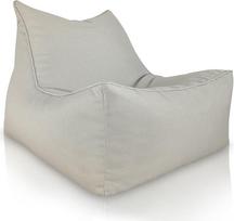 Aiire XXL Bean Bag Outdoor Modern - milžiniškas pupų maišas su užpildu sodui ir baseinui - stambi grindų pagalvėlė - grindų kėdė - lauko pupų maišai vaikams ir suaugusiesiems smėlio spalvos