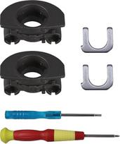 Aiivioll WH-1000xm4 lanksto plūdurai + U formos metalinis lankstas, skirtas "Sony" WH-1000xm4 ausinėms, atsarginės dalys, priedai, priedai, lankstas sukasi (juodas)