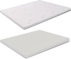 AILIME SRL "Memory Foam" čiužinio užvalkalas, iš atminties putų, su "Aloe Vera" pamušalu, baltas, 160 x 190 cm