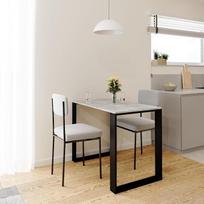 AKKE valgomojo stalas, virtuvės stalas, valgomojo stalas, betoninis, 90 x 60 cm