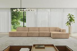 ALTDECOR L formos kampinė sofa Eckcouch Couch Wohnlandschaft Cauchsofa IREA-L3-v4 412x165x77 Beige