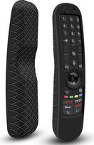 Apsauginis dėklas LG AN-MR21GA/AN-MR21GC nuotolinio valdymo pultui, silikoninis apsauginis dėklas, OLED TV 2021, LG Magic Remote Controller Sleeve Skin Holder Battery Back Protector Universal - juodas