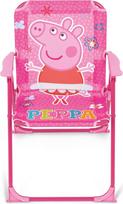ARDITEX "Peppa Pig" PP16177 sulankstomas krėslas, lauko krėslas paplūdimiui, sodui ir terasai, metalinis rėmas, plastikiniai porankiai ir drobės sėdynė, 38 x 32 x 53 cm, rožinės spalvos