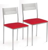 ASTIMESA "Scsiro" virtuvės kėdė, metalinis rėmas, raudona, aukštis 45 cm