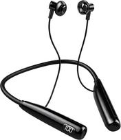 Ausinės belaidės "Bluetooth 5.2" belaidės "Bluetooth" ausinės "Neckband" ausinės 100 valandų žaidimo trukmė Triukšmą slopinantis mikrofonas IPX7 vandeniui atsparus magnetinis ausinių komplektas Sporto bėgimo ausinės LED
