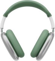 Ausų kilimėlio dėklas, suderinamas su "AirPods Max", plaunamas minkštas silikoninis apsauginis rėmelis, visiškai dengiantis "AirPods Max", galvos juosta ir ausies kaušelis (žalias)