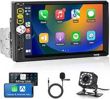 Automobilinis radijas 1 DIN 7 colių jutiklinis ekranas su "iOS CarPlay" ir "Android", Hodozzy 1 DIN su ekranu