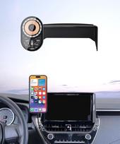 Automobilinis telefono laikiklis "Toyota Corolla 2020-2025", hibridinio automobilio telefono stovas, specialiai sukurtas 8 colių centrinio valdymo ekranams, 15 W MagSafe magnetinis belaidžio įkrovimo stovas, tinkamas