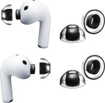 AZLA SednaEarfit XELASTEC II ausų kištukai "AirPods Pro 3" - aukščiausios kokybės vientisi TPE ausų kištukai su automatiniu pritaikymu, geresniu komfortu ir triukšmo izoliacija - aukščiausios kokybės silikonas, 2 poros (L)