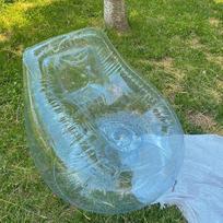 Baiao pripučiama kėdė Skaidri pripučiama sofa Bean Bag 34 colių tingus sofa vidaus lauko