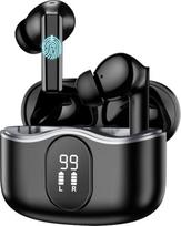 Belaidės klausos aparato ausinės 2025, "Bluetooth 5.4", "In-Ear", TWS, ANC+ENC, "HiFi" aukštos kokybės garsas, USB įkrovimas, su dėklu, ilga trukmė, suderinamos su "iOS" / "Android", nepriklausoma kairė / dešinė