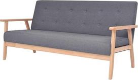 Bendras sofos komplektas 3-TLG. Stoff Dunkelgrau,Möbel,Sofos,53KG,274926