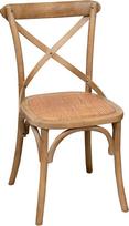 Biscottini Thonet Vintage medžio masyvo kėdė 44 x 47 x 88 cm - rotango ir griovelių Shienale Virtuvės kėdė - Valgomojo kėdės - Lauko ir vidaus kėdės Bistro kėdės Rustic Cross