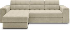 BLEN kampinė sofa 260 x 82 x 150 cm - sofa-lova su lovos dėže - sofa su daiktadėže - sofa su miego funkcija 212 x 124 cm - universalus šoninis pasirinkimas - audinys "Monolith 04