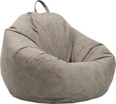 Bohnenbeutel Stuhl Sofa Deckung Ohne Füllstoff Lazy Lounger Hochrücken Großer Bohnenbeutel Aufbewahrungsstuhl Couch Couch Couch, Faule Sofa Stühle 70cmx80cm Grey