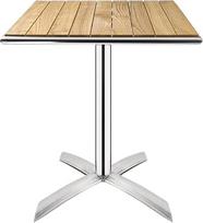 Bolero Flip Top Bistro stalas Kvadratinis medinis 730x600x600mm Valgomojo kėdės Patio baras