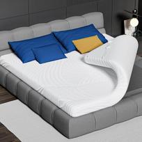 Čiužinio viršutinis sluoksnis 90 x 200 cm Memory Foam - patogus čiužinio viršutinis sluoksnis 5 cm Visco Foam Ergonomiška atrama Box Spring Bed Motorhome Sofa Bed Neslystančios juostos CertiPUR-EU & Oeko-Tex