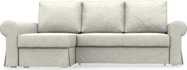 comfortly 2 vietų sofos-lovos su šezlongu užvalkalas, rankų darbo, suderinamas su "Backabro Sleeper Corner Couch" - tik užvalkalai (Heavy Duty, Cream)