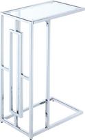 Convenience Concepts Town Square C Chrome 40 cm modernus C kavos staliukas Modernus svetainės staliukas Stiklas Chrome