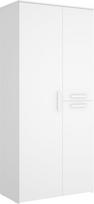 DEKIT GRUPO RIMOBEL balta melamino spintelė, 205 x 90 x 52 cm