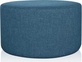 DESHOME Bean Bag Footstool 80 cm skersmens 80 cm Italijoje pagaminta didelė sofos taburetė Svetainės miegamasis - Puff Venere Blue