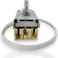 DL-pro termostatas 475 mm kapiliarinis vamzdelis 3 x 4,8 mm AMP, skirtas Liebherr 6151808 Ranco K57-S5587, skirtas šaldytuvui-šaldikliui su šaldikliu