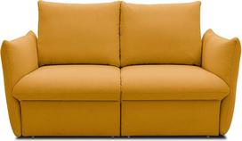 DOMO. kolekcija Sofa Cloud Box, dvivietė sofa su miego funkcija ir spyruoklių pakaba, dvivietė sofa su ištraukiama lova, sofa lova, sofa su spyruoklėmis, 180 x 97 x 100 cm (plotis x gylis x aukštis), mango