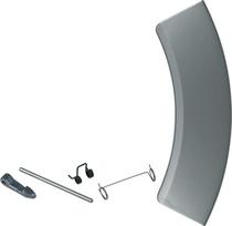 Durelių rankenos sidabrinės spalvos rinkinys su plastikiniu šratinuku Plastikinė skalbyklė Originali AEG Electrolux 405518648 4055186482 Tinka Husqvarna L85275XFL WAGL4E200 WASL2E200 WASL2E200 WASLEEV200 L87495XFL QW169491