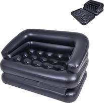Dviguba oro sofa-lova, pripučiamas čiužinys, pripučiamas baseino plūduras, vandeniui atspari išpučiama sofa stovyklavietei, baseinui, miegamajam, nakvynei, avarinei situacijai