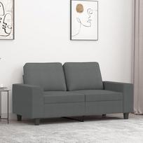 Dvivietė sofa Dvigulė sofa Sofa Lounge Sofa Minkšta sofa Svečių sofa Atsipalaiduoti sofa Loveseat Sofa gyvenamajam kambariui Miegamasis Svečių kambarys Tamsiai pilka 120 cm audinys