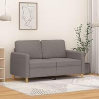 Dvivietė sofa Dvigulė sofa Sofa Lounge Sofa Minkšta sofa Svečių sofa Atsipalaiduoti sofa Loveseat Sofa gyvenamajam kambariui Miegamasis Svečių kambarys Taupe 120 cm audinys